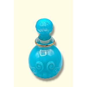 Vintage 1974 Avon BRISTOL BLUE Imperial Garden Cologne 5 fl. oz. Empty Bottle